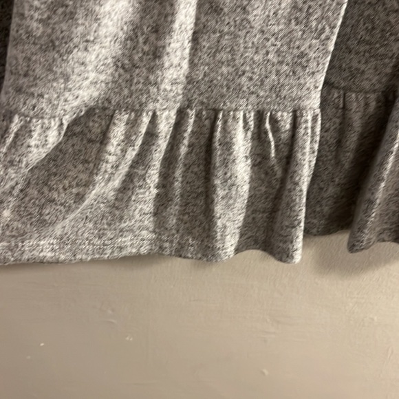 Heather grey float baby doll long sleeve dress - Picture 6 of 7